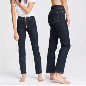 Rag & Bone Nina High-Rise Cigarette Leg Jeans in Big Sky